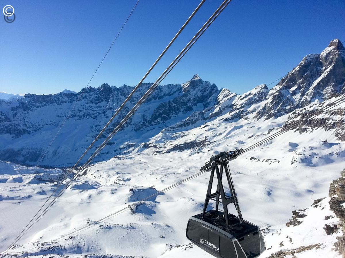 Breuil Cervinia Near Funicular Apartment With Private Garage Экстерьер фото